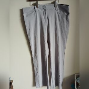 NWT Briggs Gray Slimming Solution dress pants Size 18